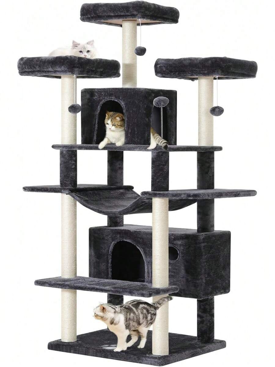 Alberi e rifugi per gatti - Grigio - Visualizzare 1