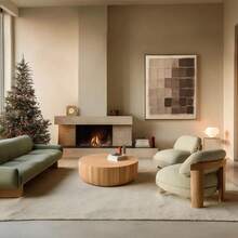 1幅侘寂风格墙饰，中性抽象日式印花，侘寂抽象方块海报，水彩棕色极简现代装饰画，乔迁礼物，不含画框 - 抽象 - 查看 6