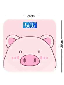 Bascula Escala Corporal para Hogar Cristal Templado Digital - Rosa - Ver 2