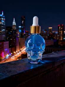 1瓶30毫升香水精油，畅销男士蓝色骷髅主题香水精油，清新优雅的香气，适合日常使用。 - 多樣化香型 - 查看 3