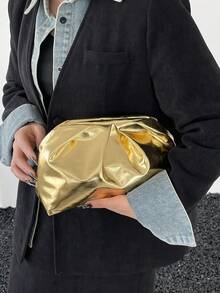 Elegant And Exquisite Light Luxury High-End Handbag 2026 New Model Retro Versatile Style Handbag For Women - Gold - View 12