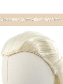 女士金色长辫公主假发，适合万圣节服装派对、化装舞会和角色扮演 - 彩色 - 查看 6