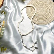 33颗方形绿松石珠手链，简约日常佩戴穆斯林念珠 - 多色 - 查看 3