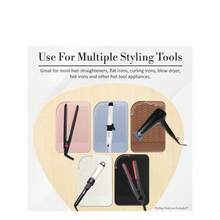 1PC Large Size Silicone Heat-Resistant Mat, Suitable For Curling Irons, 5-Piece/3-Piece/1-Piece Hair Straighteners, And Other Hair Styling Tools. Portable Heat Tool Mat, Suitable For Travel Dressing Tables, Hair Salons, Hair Styling Products And Accessories. It Is An Essential Item For Hair Salons And Beauty Travel, Back-To-School Season, And Travel Vacations. It Is Also A Must-Have For Women's Hair Accessories, Detangling Brushes, Hair Styling Accessories, Hair Dryers, Hair Care Products, Hair Styling Tools, Hair Products, Hair Care Products, Curling Brushes, Barbers, Hair Styling Accessories, Hair Styling Equipment, Travel Essentials, Hairstyles, Hair Styling, Hair, Travel, Hair Styling Products, Hair Styling Tools, Hair Styling Supplies, Barbers, Hair Styling Accessories, Barbershops, Hair Styling Equipment - 1PC - Random Color - View 6