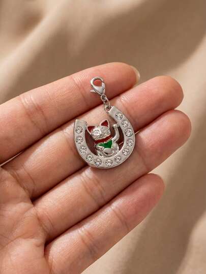 1pc Fashion Gold Stainless Steel Poker Shoes High Heels Pattern Boots Horseshoe Boots Lucky Cat DIY Pendant, Stainless Steel Pendant, 18K Gold Plated, DIY Jewelry Accessories, Necklace Accessories, Bracelet Accessories, Earring Accessories, Keychain Accessories, Bag Accessories, Women's Jewelry Accessories, Wallet Accessories, Bracelet Pendant, Stainless Steel Small Pendant, Gifts.