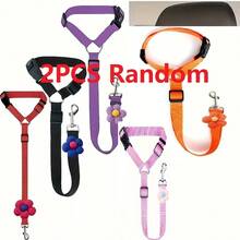 1pc Dog Restraint Strap, For Pet Restraint During Car Travel, Pet Leash Restraint Strap, Dog Car Restraint Strap - Multicolor - View 22