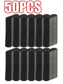 100pcs/50pcs/5pcs Mini Portable Nail Files, Nail Tools, Manicure Type, Nail Shaping Tools, Nail File Sheets, Arc-Shaped Nail Files, Nail Salon Tools. Nail Salon - Black - View 10