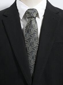 1条时尚佩斯利花纹领带，复古风格，适合休闲、商务、派对等场合。 - 彩色 - 查看 9