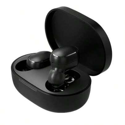 Fone de Ouvido Bluetooth Preto Compatível