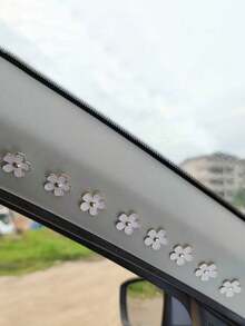 8 片可爱迷你雏菊汽车内饰装饰贴纸，装饰小贴纸，适用于汽车仪表盘、电脑屏幕 - 小雛菊貼 - 查看 7