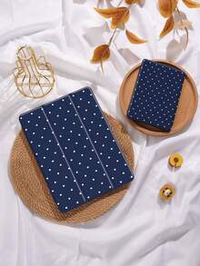 Polka Dot & Minimalist Pattern Tablet Protective Case, Compatible With  9.7/10.2/10.5/10.9/12.9/Pro 11 (10th Gen), Galaxy Tab S6 Lite 10.4", Kindle Paperwhite 12th Gen (2024), Kindle 11th Gen (2022), Offers Soft Shock-Proof Protection, Supports Smart Stand/Auto Wake/Sleep Function - 多色-5 - 查看 5
