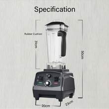 BioloMix T5200 Multitasking Blender With Clock Function And 2 Litre Capacity - Grey - View 7