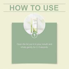 Natural Herbal Mint Infused Nasals Inhaler, Diffuser Stick Vapor Pen For Stuffy Nose & Fatigue Relief, Instant Refreshment, Portable Smoking Cessation Aid, 600 Uses, Yellow - 黃色 - 查看 8