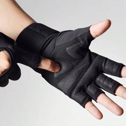 Fitness Wrist Wraps, Single Bar Pull-Ups Gloves For Men, Weightlifting Gloves For Bench Press, Deadlift, Dumbbell, Kettlebell Training, Anti-Slip & Breathable For Men & Women