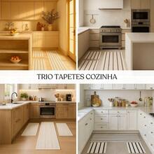 Decorative Rug Set - Cotton With Northeastern Brazilian Inspiration – 3 Pieces - 黑色 - 查看 1