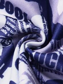 Bộ 5 chiếc quần lót nam, nhẹ và thoải mái, kiểu quần boxer in chữ ngẫu nhiên, thích hợp mặc hàng ngày. - Nhiều màu - Xem 5