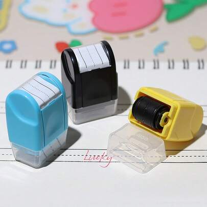 适合儿童、家长、教师使用的书写练习印章，手工练习工具，滚动式印章，可搭配替换墨水，用于英语单词练习