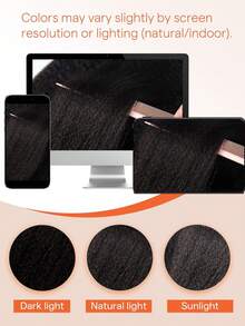 50克/包 第三代无结羽毛纹理原生雷米人发接发，自然黑色羽毛编织接发，适合无结波西米亚辫子等保护性发型 - Natural Black - 查看 12