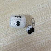 Teddy Bear Hug Design Protective Case Compatible With Apple Bluetooth Wireless Earphones, Scratch-Resistant And Shock-Proof Cover - Clear - View 7