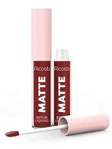 Make More RICOSTI VEGAN LIQUID LIPSTICK 4 ML - Burgundy - View 2