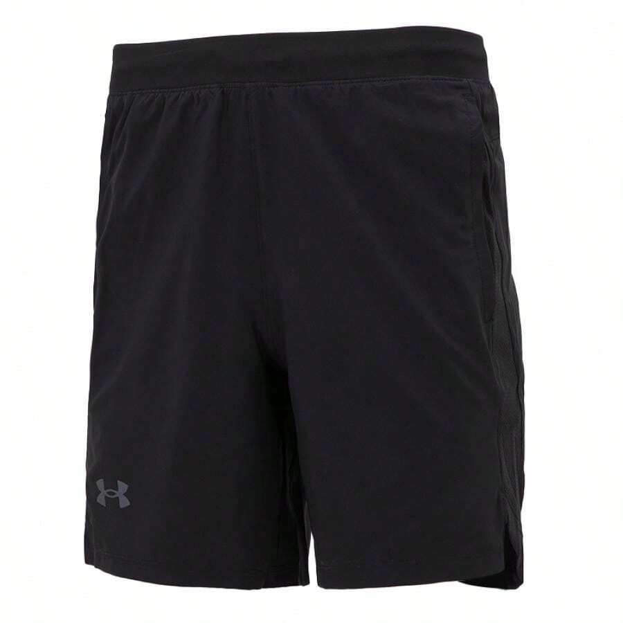 Under Armour Quần short nam UA LAUNCH 7", chất liệu vải dệt mềm mại, kiểu dáng tối giản, thích hợp cho thể thao thường ngày 1361493-001 - màu đen - Xem 1