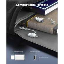 Adaptador Lightning a USB C, paquete de 4 unidades, no para auriculares/micrófono/unidad flash/Apple Pencil, adaptador USB-C a L - como en la foto - Ver 4