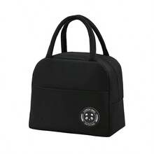 Hand Bag.Clutch Purse For Women.Lunch Bags For Woman. New Fashionable Large Capacity Lunch Tote Bag, Leak Proof And Stain Resistant Portable Dining Cart, Classic Insulated Bag, Hand-Held Tote Bag, Mommy Bag, Commuting Tote Bag, Daily Fitness Lunch Bag, Picnic Bag, Waterproof And Insulated Crossbody Bag, School Supplies Bag - 黑色 - 查看 1