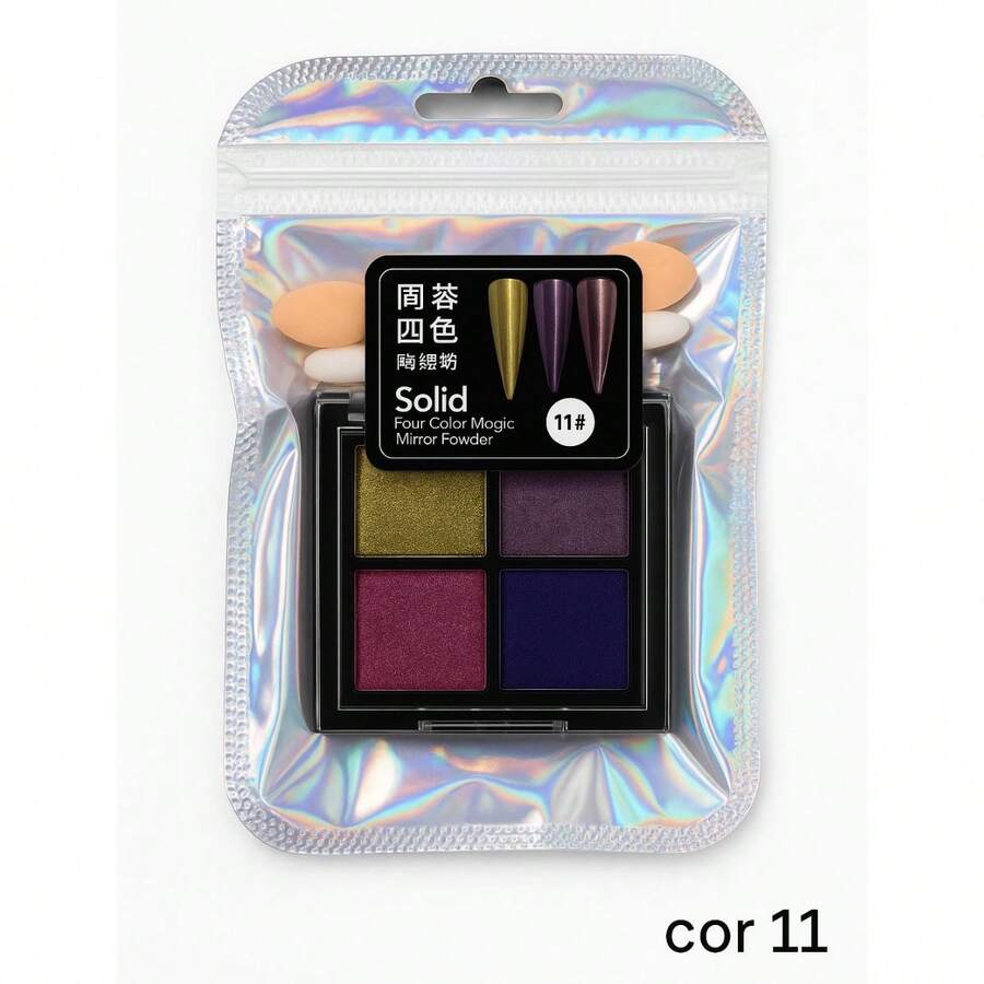 Tesouro direto Import Powder Pigment For Nails, Assorted Colors. - 11 - View 1