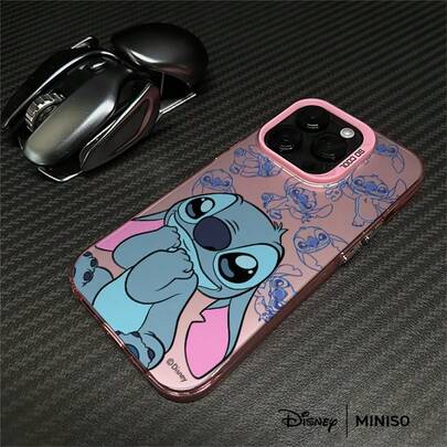  حافظة هاتف مطبوعة بطباعة سائلة متعددة الأنماط من MINISO X Stitch متوافقة مع سلسلة هواتف iPhone 17/17 برو/17 برو ماكس/17 إير/16/15/14/13/12/11. متوافقة مع حافظة iPhone 17 برو ماكس، متوافقة مع حافظة iPhone 17 برو، متوافقة مع حافظة iPhone 17. هدايا جوارب الجوارب للصديقة