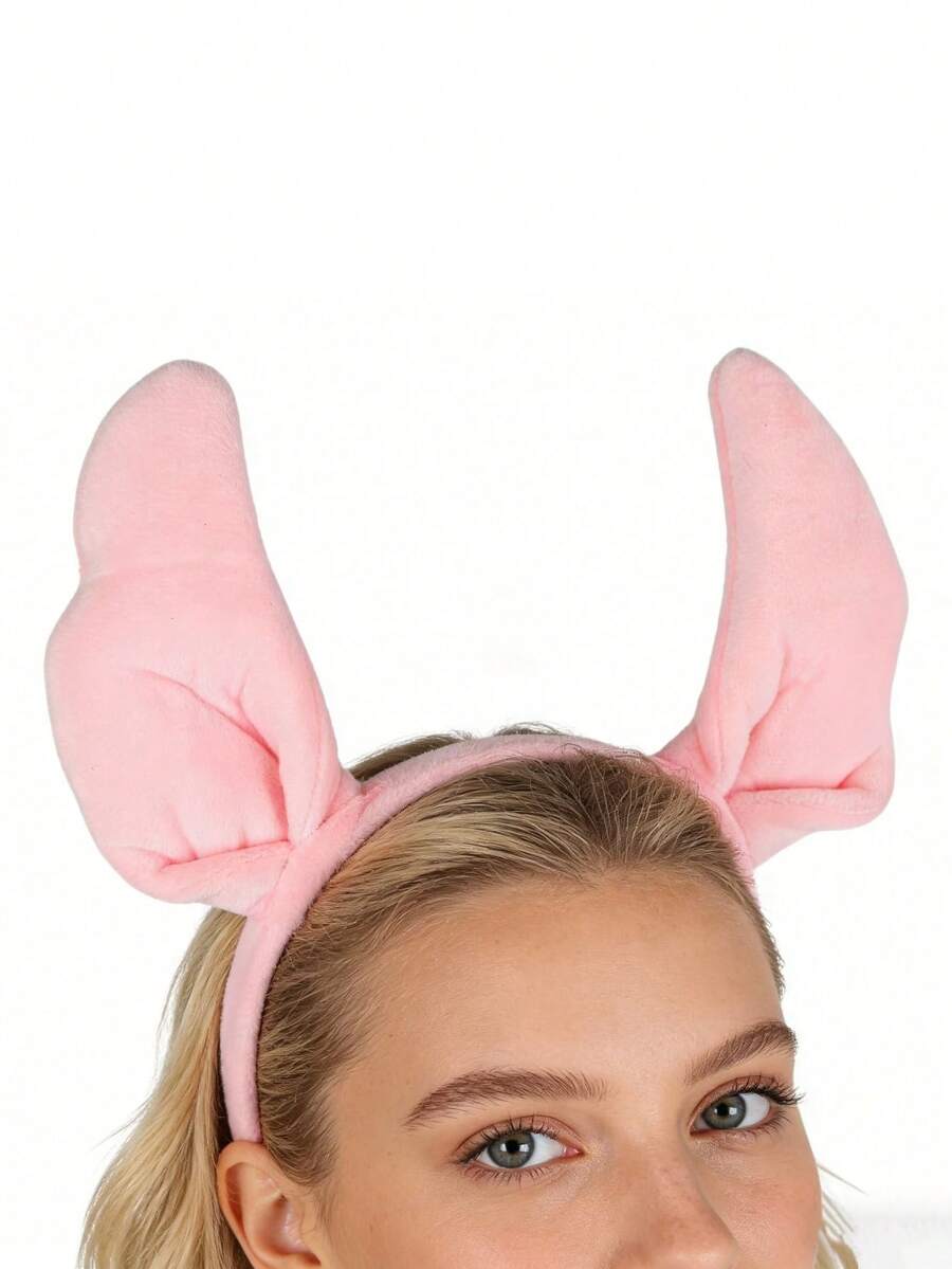 1pc-Bear Ears, Nose, Bow, And Tail Headband, This Bear Outfit Set Is Not Only Suitable For Daily Wear, Adding A Touch Of Cuteness To The Look, But Also Perfect For Various Special Occasions. - Multicolor - View 1