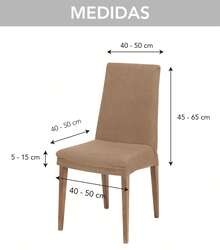 VALENTIA HOME Chair Covers - بني فاتح - مشاهدة 6
