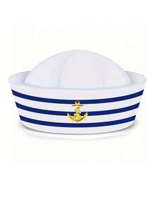 Printed Over-The-Knee Socks For Holiday Party Costumes, Makeup Ball Party Stockings, Navy Socks, Valentine's Day Stockings - Blue and White - View 3