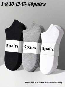 10/15 Pairs Women's Multi-Color Series Short Socks And Low-Cut Boat Socks, Thin Summer Socks - Multicolor - View 11