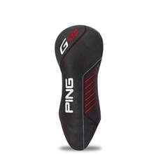 ​1pc Modern Digital Design Golf Club Head Cover - Vibrant Patterned Black For Fairway Wood & Hybrid Clubs | Premium Golf Gift For Discerning Enthusiasts - Black - View 8