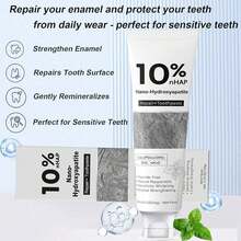 Nano-Hydroxyapatite Toothpaste, New Upgraded Formula, Strengthens Enamel,Fluoride-Free Toothpaste, Gentle on Sensitive Teeth 4.23oz 2pc - 1 pieza - Ver 5