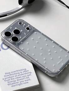 Funda de teléfono transparente con estrellas brillantes, compatible con 17 Pro Max/16/15/14/13/12 Pro Max/11, funda protectora a prueba de golpes con diseño soñador y brillante de estilo coreano (el patrón de estrellas varía según el modelo) - transparente - Ver 3