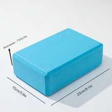 1pc Multi-Functional Fitness & Yoga Brick - Light Blue - View 2