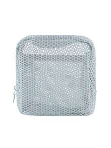 1pc Mini Macaron Color Fresh Style High-Quality Mesh Square Cosmetic Bag (Hanging Strap Sold Separately, Random Color), Women/Girls Makeup Pouch, Wallet-Style Portable Makeup Brush Holder Clutch Bag With Zipper, Suitable For Storing Lipstick, Mini Makeup Brushes, Skincare Products, Bluetooth Earphones, Small Items, Household Goods, Gifts, Suitable For Halloween, Christmas And Multi-Purpose - Multicolor - View 21