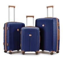 Joyway 6-Piece Hardshell Luggage Set With TSA Lock, 360° Quiet Spinner Wheels, Includes Travel Bags & Purse, Lightweight Carry-On Trolley With Luggage Tag For Women Men, Business Vacation Travel Essentials - Màu xanh lam - Xem 9