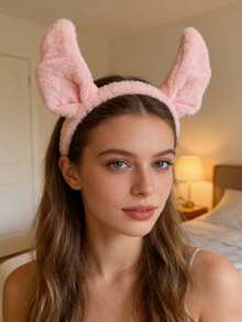 1pc-Bear Ears, Nose, Bow, And Tail Headband, This Bear Outfit Set Is Not Only Suitable For Daily Wear, Adding A Touch Of Cuteness To The Look, But Also Perfect For Various Special Occasions. - Multicolor - View 5