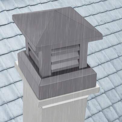 Aluminiumlegierung-Schornsteinabdeckung, Schornsteinabdeckung, Kamin-Schornsteinabdeckung