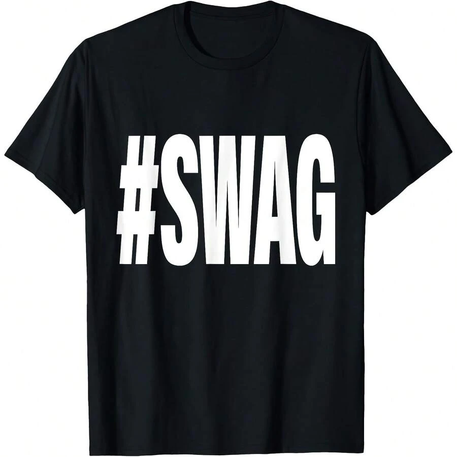 Hashtag Swag T-Shirt - Black - View 1