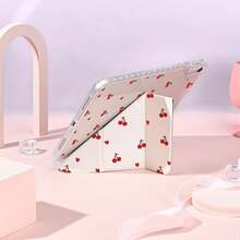 1个带笔槽的多角度磁吸支架保护套，支持自动休眠/唤醒功能，可爱平板电脑保护套，兼容Pro/Air/三星Galaxy A9/S9/S7/S10+/小米Pad/5/6/7 - 彩色 - 查看 10