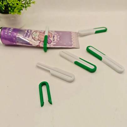 3 יחידות/סט מתקן משחת שיניים, כלי מסחטת משחת שיניים ידני קל לשימוש, אביזרי אחסון להסרה לחדר האמבטיה, כלי קטן ללא מאמץ ומניעת פסולת, ערכת כלים ניידת חיונית לנסיעות