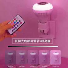 Foco Bocina Bluetooth 12w RGB Bombilla LedInteligente con controlador - Multicolor - Ver 8