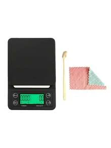 3kg Balanza digital para alimentos, medición de alta precisión, panel de pantalla LED, con conversión de unidades, temporizador y función de tara, adecuada para cocina, granos de café, cocina (baterías no incluidas) - Multicolor - Ver 14