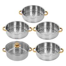 YISSALE Olla a vapor - Oro, Plata - Ver 5