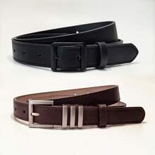 2条装女士休闲腰带，适合搭配牛仔裤，日常穿着 - 彩色 - 查看 4