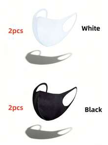 1pc/3pcs/4pcs 3D Slim Fit Spring/Autumn Face Mask - Washable, Fashionable, Soft, Unisex, Face Mask - 3D Protective Mask - View 16
