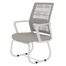 Minimalist Modern Office Chair – Metal Frame, Soft & Comfortable, Home & Office Use, Multiple Colors Available - Grey - View 10